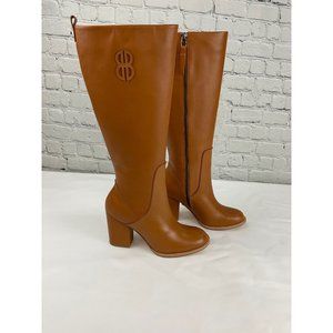 BILL BLASS  LEATHER KNEE BOOTS